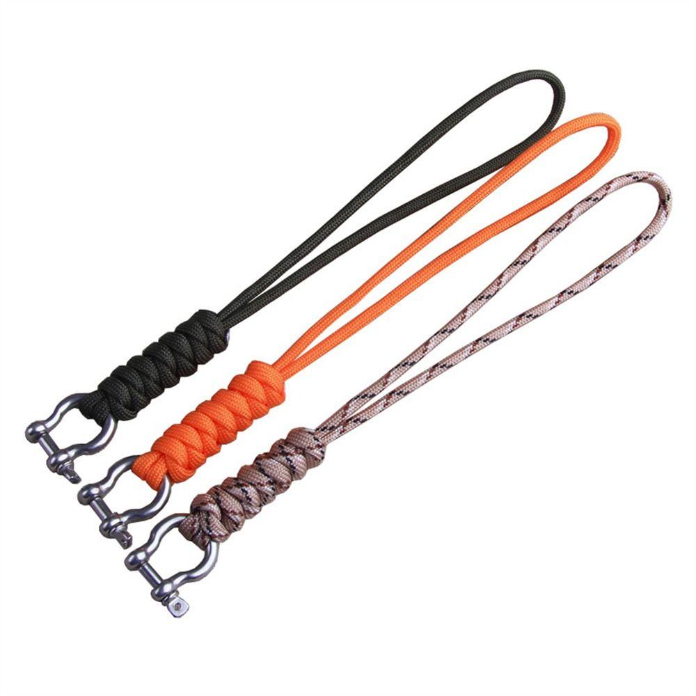 D Bow Buckle Paracord брелок для ключей в стиле «открытый парашютный шнур» для скалолазания