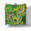 Фланелевое одеяло с картой города Stardew Valley Декор Креативные одеяла Уютное Мягкое Легкое для Дивана