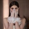 CC Princess Wloves Женские аксессуары Свадебные мероприятия Свадебное платье Помолвка Короткие варежки Цвет слоновой кости Вечеринка Выпускной WG094