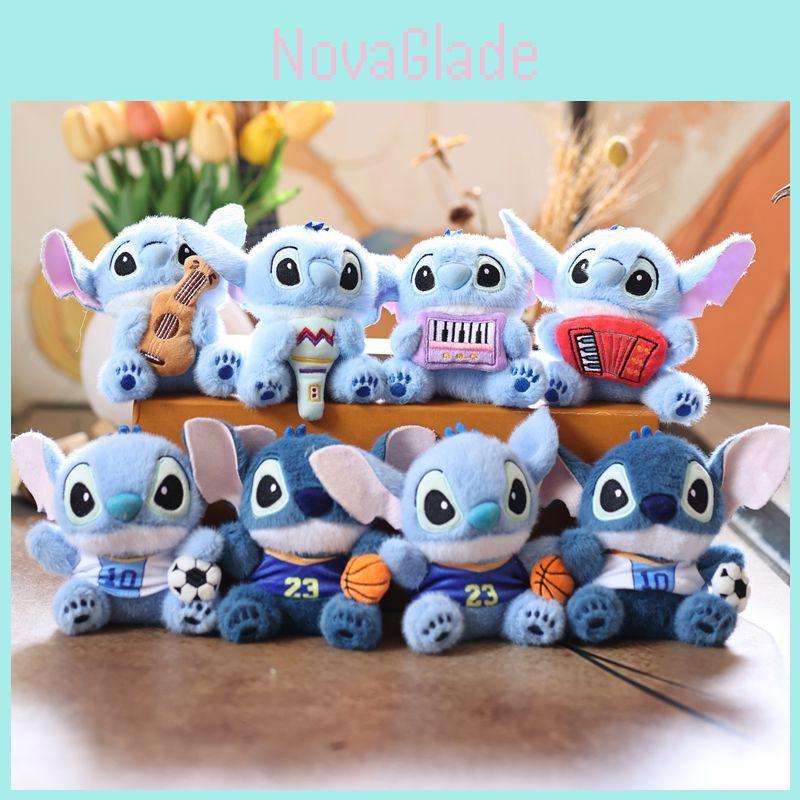 Stitch Cartoon Plush Doll With Durable Fabric For School Bags And Car Accessories