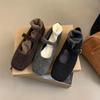 Мода 2024 Французский Ретро Дизайнер Весенняя Мода Темперамент Плоская Подошва Мэри Джейн Одинарная Обувь Женская Обувь на Плоской Подошве