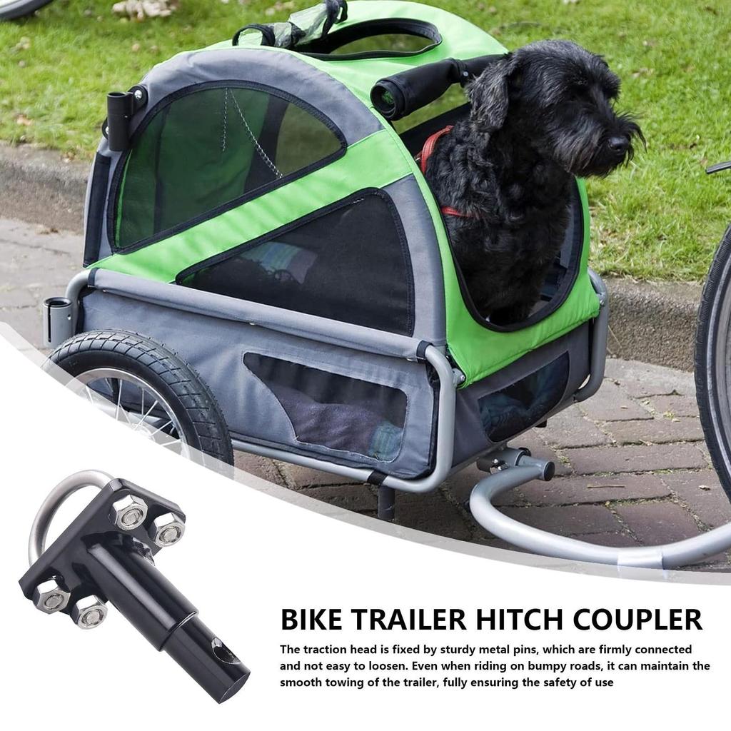 Bike Trailer Hitch Coupler Connector Equipment Parts Accessories Versatile Hitch Cargo Trailer Connector Adapter Quick-Release