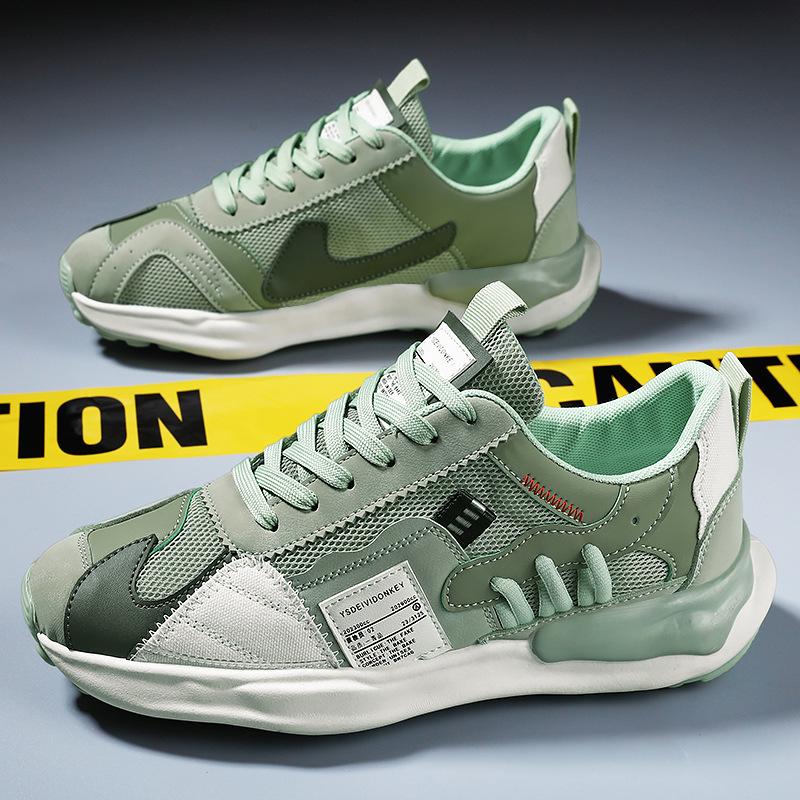 Мужская обувь Летняя дышащая сетчатая поверхность Спортивная обувь для отдыха и бега Дизайн Ниша Путешествия Папочка Вся модная обувь