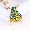 Fashion Animal Insect Collection Brooch, Alloy Drip Oil Bee Brooch Pin