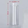 Clear Empty Packing Bottle Circular Storage Bucket Plastic Food Jar