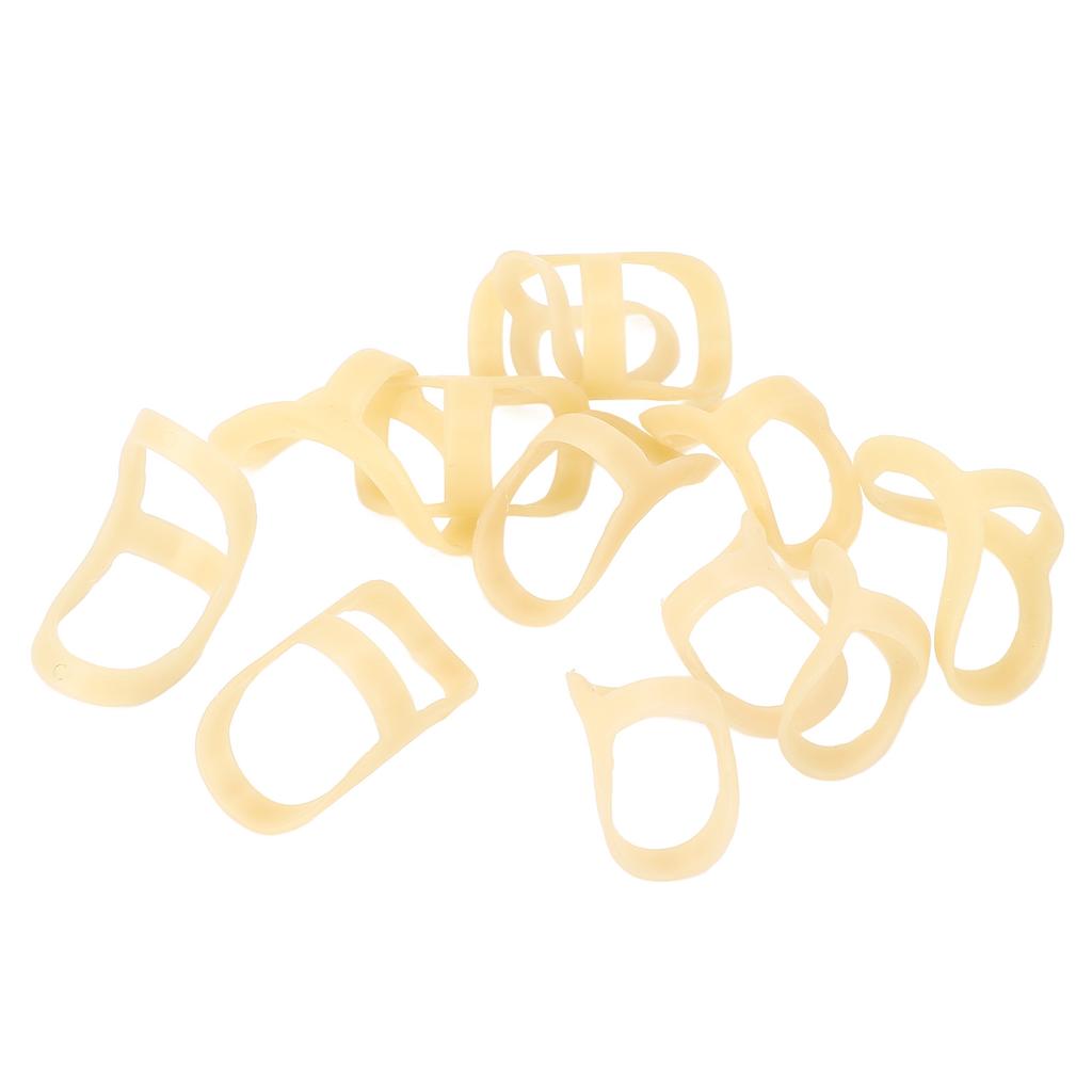 12 шт. Овальная шина для поддержки пальцев 6 размеров, выпрямитель для триггерного пальца, для молоткообразного артритного изгиба