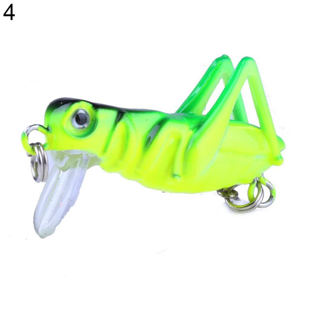 Simulation Grasshopper Locust Insect Shape Artificial Fishing Lure Bait Tackle