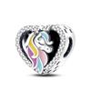 DIY Heart Charm Pendant Beads For Handmade Necklace Bracelet Jewelry Making Accessories