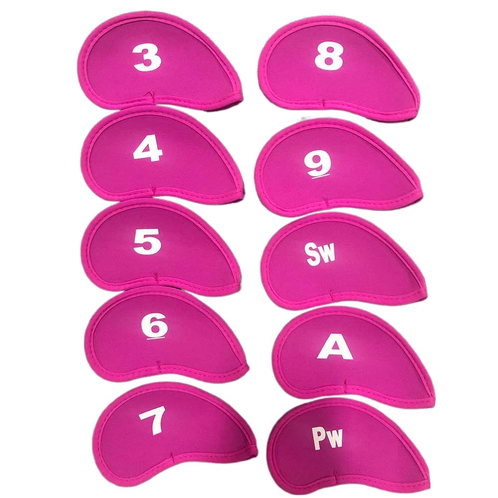 Iron Covers Set Protective Golf Head Cover Iron Pole Cover Golf Iron Headcover Golf Club Protector