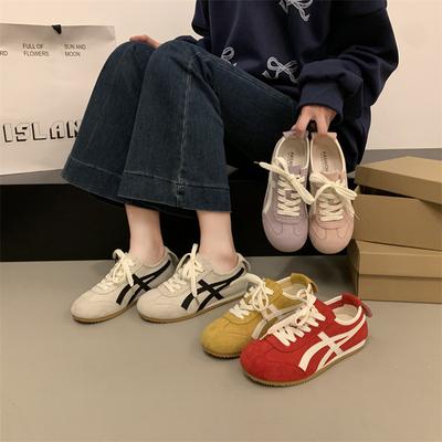 Кроссовки Форрест Гамп ретро немецкие тренировочные кроссовки женские 2025 новая летняя популярная супер огонь универсальные на плоской подошве спортивная и повседневная обувь