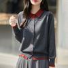 Women's Cashmere Sweater Qinghe Cashmere 50%  Silk 50% Wool Autumn and Winter Cashmere Cardigan Soft and Warm
