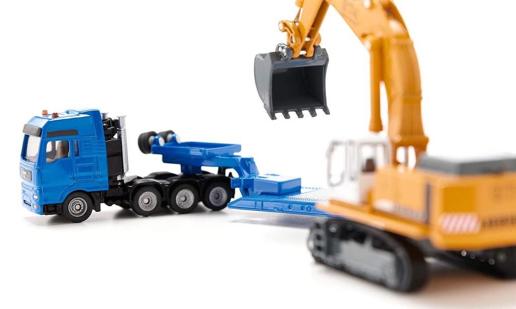 SIKU MAN Liebherr экскаватор-погрузчик SK1847 полуприцеп 1/87