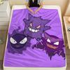 Cute Gengar Blanket, Warm Throw for Bedroom, Perfect Gift for Gengar Fans.chl