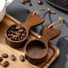 Walnut Wood Coffee Beans Solid Wood Measuring Spoon Coffee Powder Weighing Wooden Short Handled Coffee Spoon