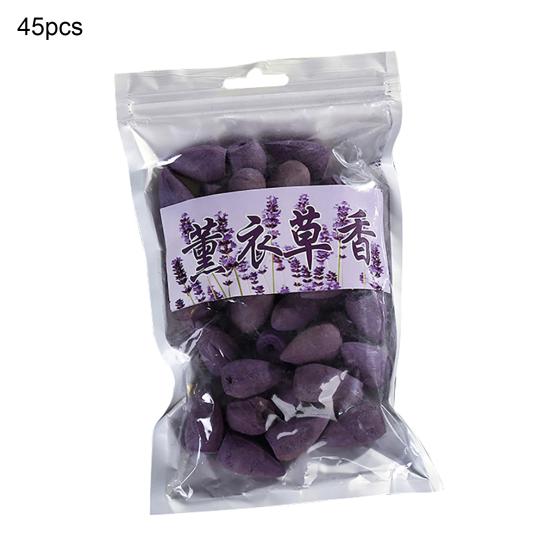 45 шт./компл. конус для благовоний, крошечная башня, благовония в форме конуса с естественным обратным потоком для спа