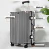 26-inch Aluminum Suitcase with Drop & Wear Resistance, Universal Silent Wheels - Ideal for Women's Travel