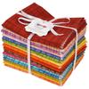 16 Pc Fat Quarter Bundle, Texture Print 18"x 22" DIY Patchwork- 100 Cotton Pre-Cut Quilting Fabric
