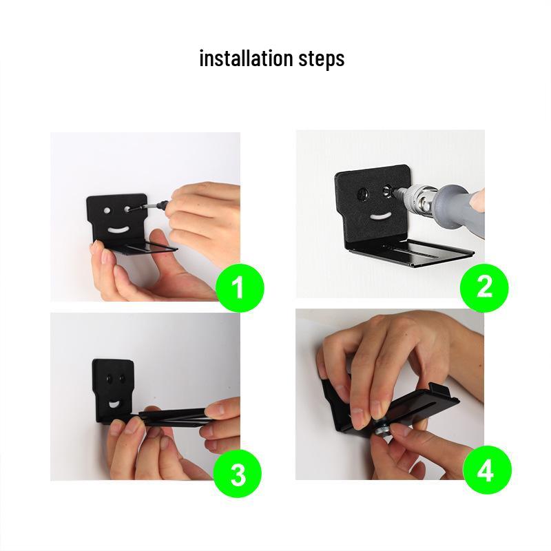 Полка-кронштейн на стену из углеродистой стали для саундбара, ТВ и мониторных колонок