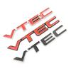 3D VTEC Metal Car Styling Refit Emblem Fender Tail Body Badge Zinc Alloy Sticker for Honda Civic Accord Odyssey Spirior CRV