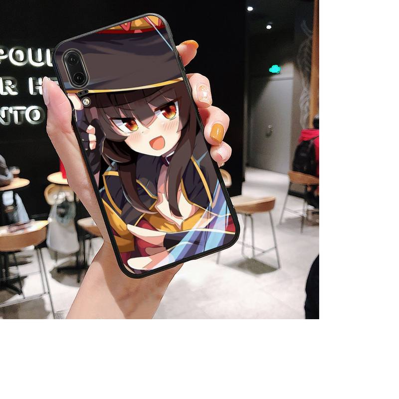 Чехол для телефона японского аниме Konosuba Megumin для Huawei P30 plus P8 lite P9 lite, чехол для Psmart P20 pro P10 lite