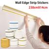 230cmX14cm Wall Trim Line XPE Foam Ceiling Decoration Strip Durable 3D Skirting Line Home Decor