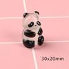 1-10pcs Glowing Panda Mini Figurines Miniature Panda Micro Landscape Ornament Glowing In Dark Miniature Flower Potted Decor