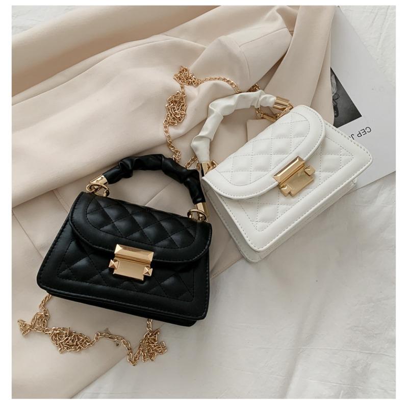 Новая женская модная цепочка, кроссбоди, ручная, маленькая квадратная сумка