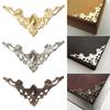 24 Pcs Jewelry Iron Case Scrapbook Box Desk Corner Decorative Guard