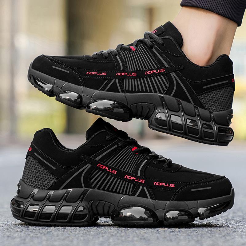 Новая мужская водонепроницаемая спортивная обувь, молодежная нескользящая износостойкая повседневная обувь, амортизирующая беговая обувь с воздушной подушкой