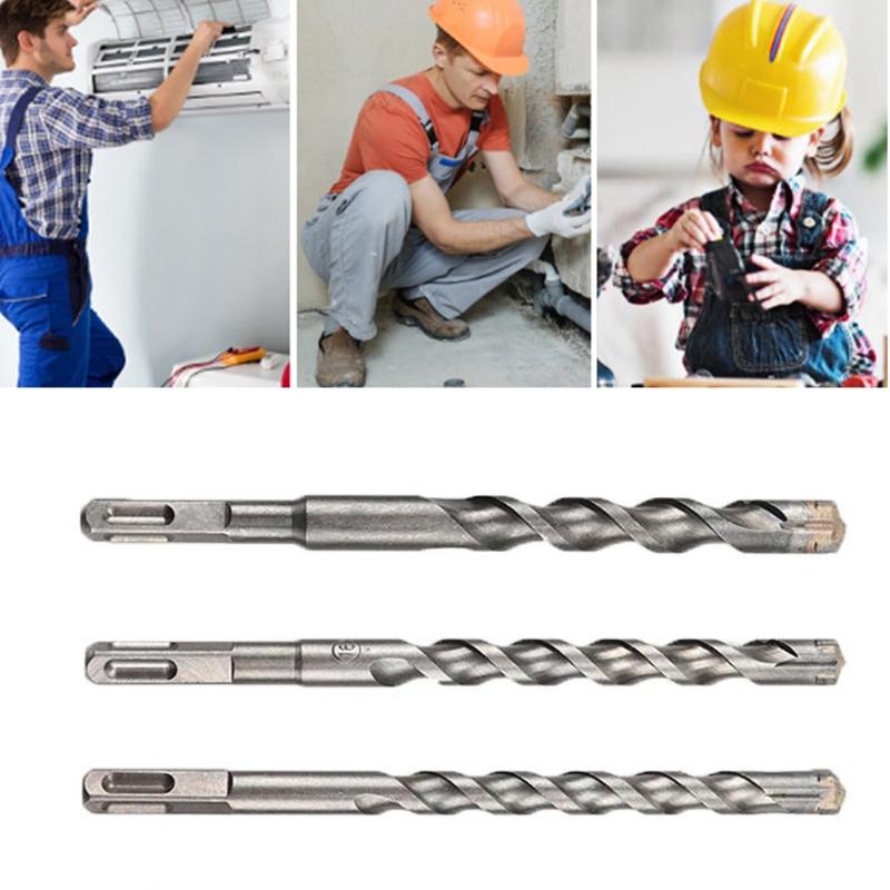 Heat Resistant Square Shank 6-35mm Electric Hammer Drill Bit Masonry Drill Bit Set Cemented Carbide Power Tool Parts