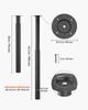 VEVOR Adjustable Table Legs, 710-1100 mm Steel Furniture Legs, 544 kg Max Load Heavy Duty, Quick Installation, Ideal for Home Office Desk DIY