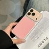 Роскошный чехол из натуральной кожи цвета личи для iPhone 17 16 15 14 Pro Max Матовый ударопрочный гибридный чехол-крышка с защитой камеры
