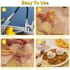 Cute Duck Shaped Rice Mold Maker Clip Children Outdoor Plastic Duck Rice Mold Diy Snowball Maker Sushi Mold With Handle