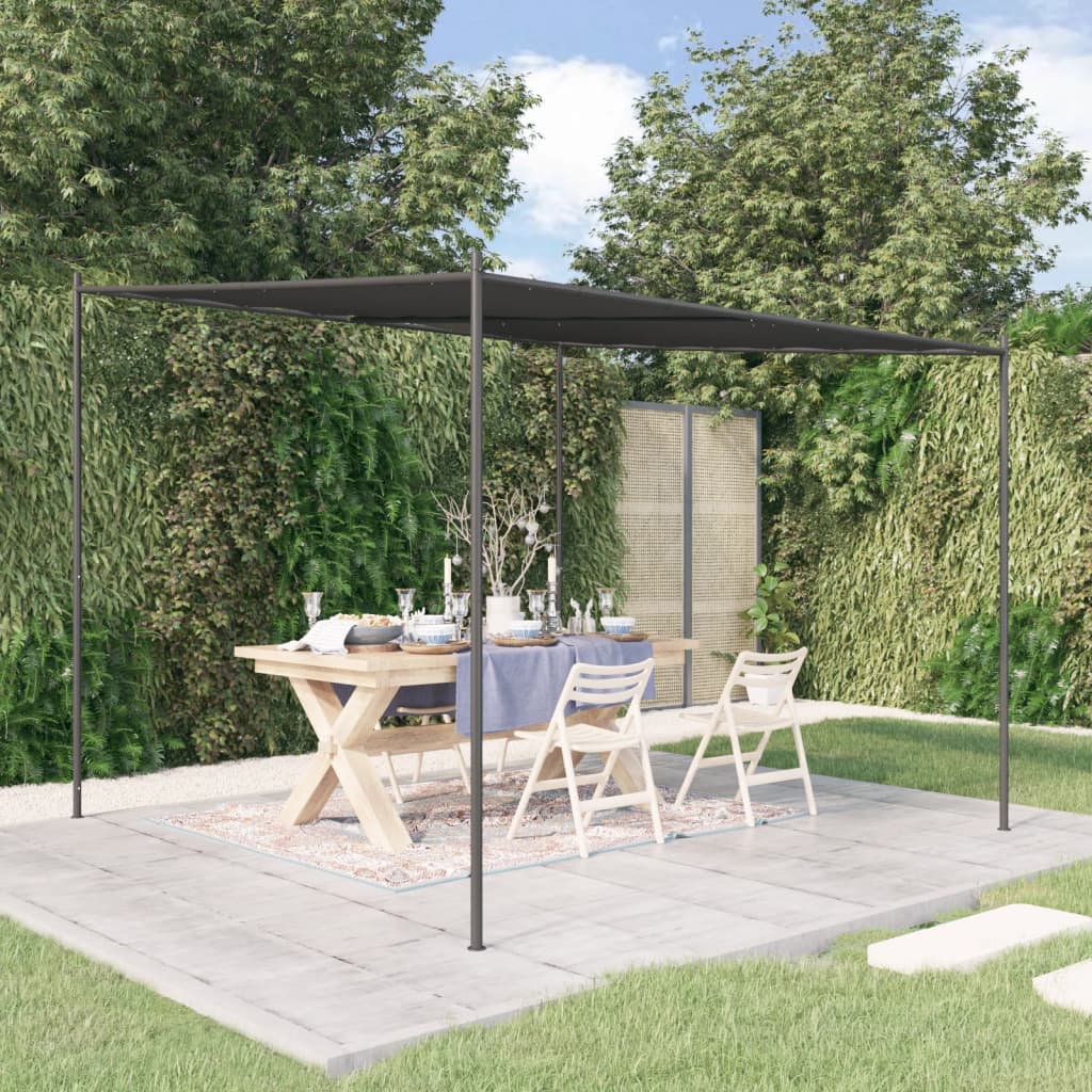 Vidaxl Altana, Antracytowa, 3X3 M, 180 G/M², Tkanina I Stal