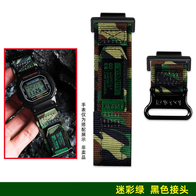 DW5600 GW-M5610 DW-6900 GW-B5600 Нейлоновый холщовый ремешок для Casio GA2100 GM2100 Модифицированный ремешок для часов мужской Наручный ремешок для активного отдыха и спорта