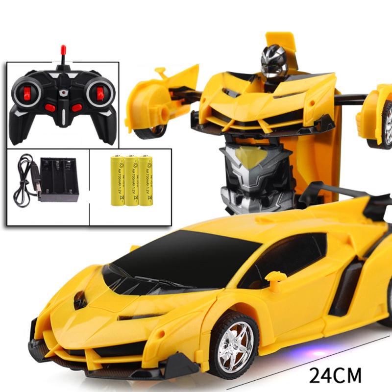 1:18 Remote Control Transforming Car Induction Transforming Robot Rc Car Children Racing Car Model