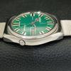 Seiko 5 AUTOMATIC VINTAGE 7009A JAPAN MENS GREEN COLOR DIAL WATCH A702107-5 R208-a702107