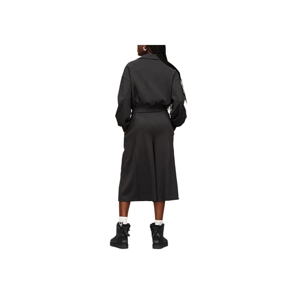 UGG Однотонная куртка с лацканами, карманом на молнии и длинными рукавами, женские куртки 1171485-INK