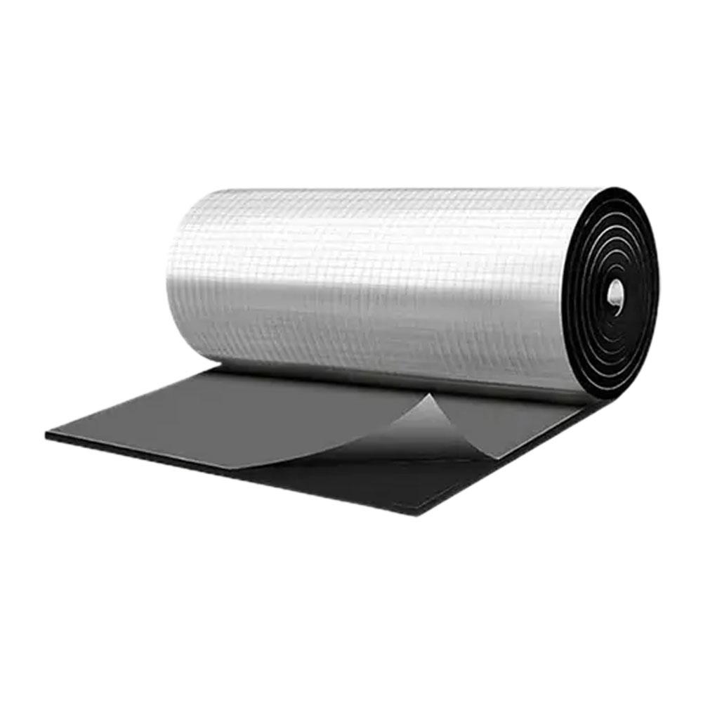 Car Sound Insulation Mat Aluminum Foil Anti-noise Cotton Sound Insulation Pads Mat Proofing Self-Adhesive Deadener Roof C2A7