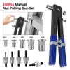 Hand Tools Kit Bolt Nut Remover 160Pcs/Set Bolt Nut Removal Socket Tool Car Tool Repair Kit M3/M4/M5/M6/M8 Manual Nut Pulling Gun Set