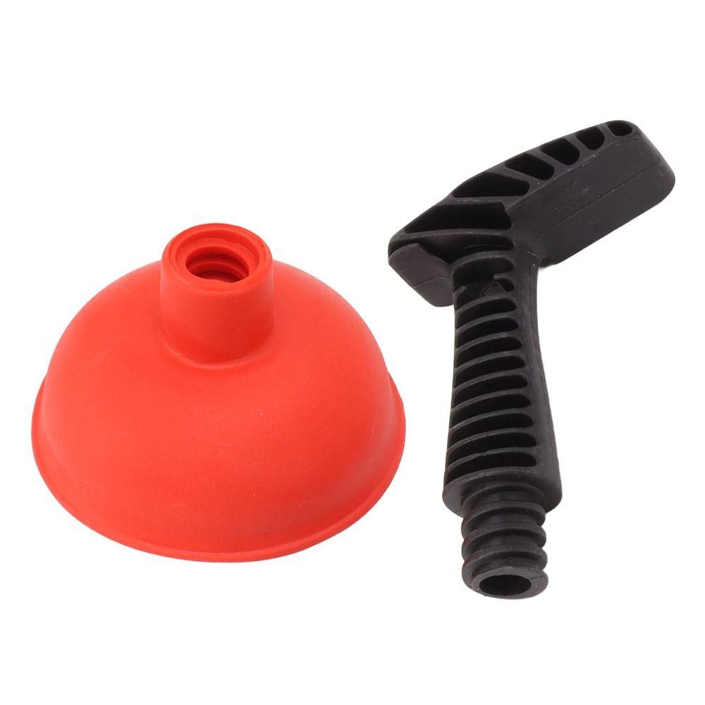 Slip Proof Handle Sink Plunger Space Saving Bathroom Cup Plunger Mini Drain Plunger Bathtub
