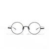 Glasses, Metal Titanium Frame, Glasses Frame, Round Retro Literary Frame, Women'S Plain Mirror, Flat Mirror, Men'S