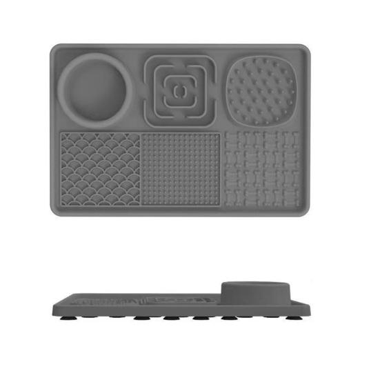 Yousheng Pet Lick Mat Cats Fun Slow Feeder with Suction Cups Non-Slip Silicone Dog Treat Enrichment Mat Cat Puzzle Feeder for Anxiety Relief