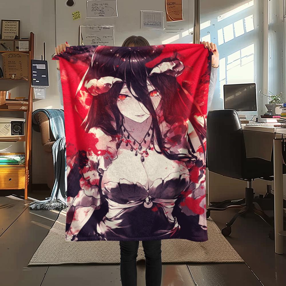 1PC overload Print Flannel Blanket, High quality Comfortable for All Seasons, Home Decor, Warmth and Comfort, Perfect for Christmas Gifts