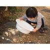 Nodahoro Enamel Basin, Heat-Resistant, 32cm, with Handle, Washtub, Footbath, Soaking Tub, White, Made In Japan, TA-32