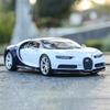 Welly 1/24 Суперкар Bugatti Chiron Сплавная машина Литые и игрушечные транспортные средства Модель автомобиля Миниатюрная масштабная модель автомобиля Игрушка для детей