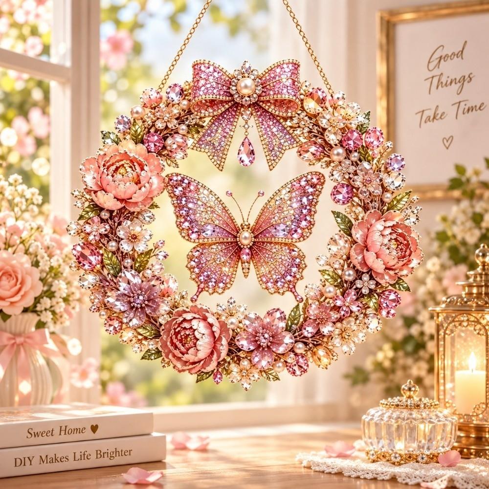 Butterfly DIY Painting Kit Cat Art Hanging Decor Holiday Craft Gift