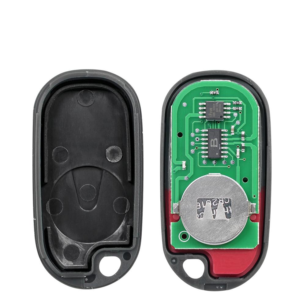 KEYYOU 3/4 Buttons For Honda CRV Civic Pilot Accord Entry Remote Key Fob A269ZUA101 NHVWB1U521 NHVWB1U523 KOBUTAH2T 433/315Mhz