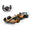 Rastar McLaren MCL 36 First Class Equation Racing Car RC Racing Scale McLaren F1 Remote Control Toy Car Car, 1/12