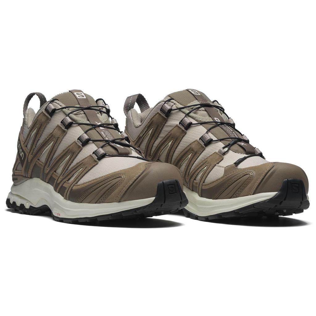 SALOMON XA Pro 3D Adv Suede Mesh Comfortable Non-Slip Low-Top Outdoor Functional Shoes Unisex Shoes Feather-Gray 474785